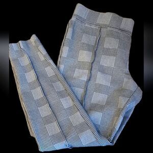 OLD NAVY Stretch Pants Skinny Stevie Glen Check Plaid size‎ M NWOT